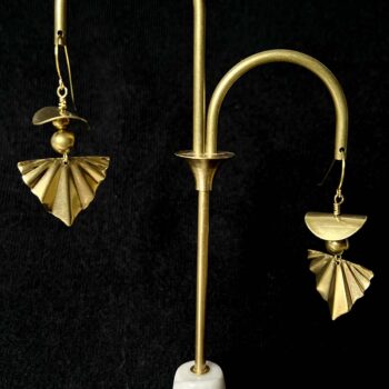 Elegant Dancer Brass Earrings – Ballet Flow